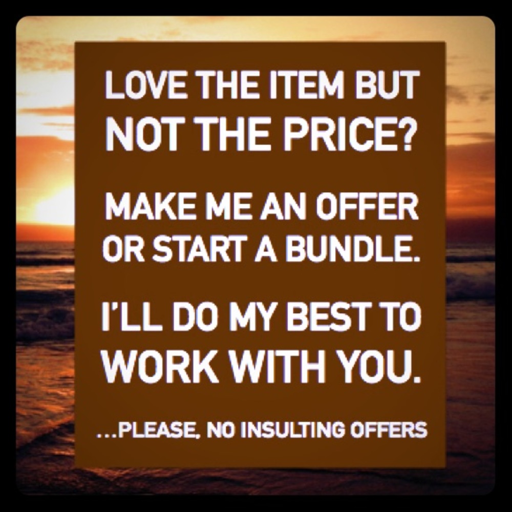 If you LOVE it, make me a reasonable offer! Read..